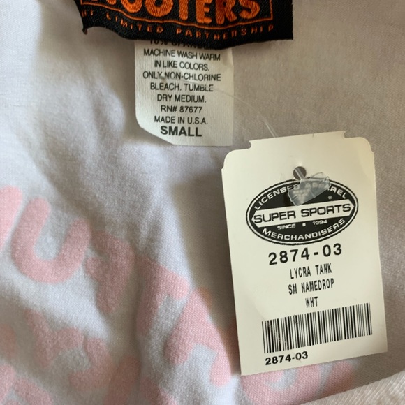 *RARE* Vintage Hooters Shenandoah Texas Small Tank - Picture 2 of 3